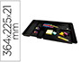 BANDEJA ORGANIZADORA Q-CONNECT DE CAJONES COLOR NEGRO 364X225X21 MM