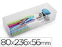 ORGANIZADOR DE SOBREMESA PLASTICFORTE TRANSPARENTE N 3 80X236X56 MM