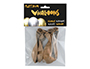 GLOBO 100% LATEX BIODEGRADABLE ORO ROSA MEDIANOCHE BLISTER DE 6 UNIDADES