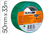 CINTA ADHESIVA TARIFOLD PARA MARCAJE Y SEALIZACION DE SUELO 33 MT X 50 MM COLOR VERDE