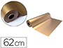 PAPEL DE REGALO BASIKA METALIZADO ORO BOBINA ANCHO 62 CM LONGITUD 80 M