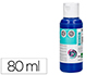 PINTURA ACRILICA LIDERPAPEL BOTE DE 80 ML AZUL ULTRAMAR