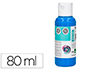 PINTURA ACRILICA LIDERPAPEL BOTE DE 80 ML CIAN