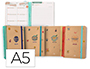AGENDA ESCOLAR LIDERPAPEL CURSO 23-24 CLASSIC DIN A5 BILINGUE DIA PAGINA ESPIRAL CIERRE CON GOMA CERT. FSC
