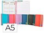 AGENDA ESCOLAR LIDERPAPEL CURSO 23-24 COLLEGE CLASSIC DIN A5 BILINGUE DIA PAGINA ESPIRAL CIERRE CON GOMA