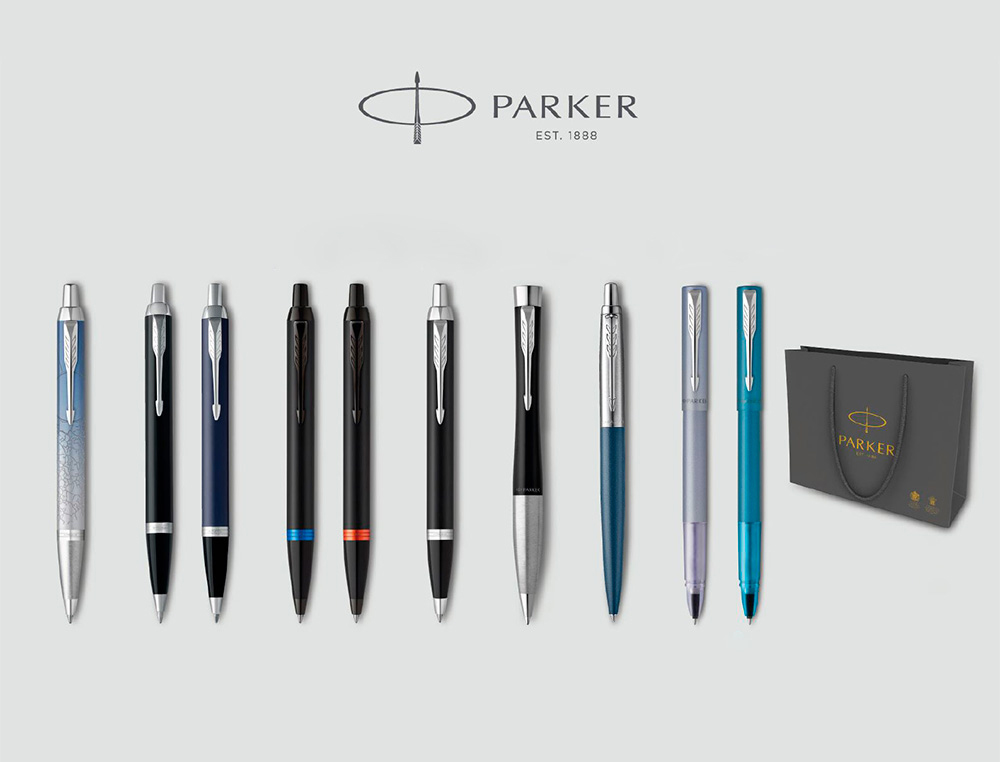 LOTE ESCRITURA PARKER 8 BOLIGRAFOS IM/JOTTER XL + 2 ROLLER VECTOR XL OBSEQUIO