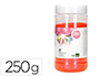 PURPURINA LIDERPAPEL FANTASIA COLOR METALICO NARANJA PASTEL BOTE DE 250 GR