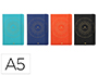 AGENDA ENCUADERNADA LIDERPAPEL EFIRA A5 2024 DIA PAGINA COLORES SURTIDOS PAPEL 70 GR