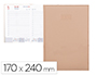 AGENDA ENCUADERNADA LIDERPAPEL CRETA 17X24 CM 2024 DIA PAGINA COLOR NUDE PAPEL 70 GR