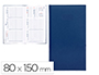 AGENDA ENCUADERNADA LIDERPAPEL CRETA 8X15 CM 2024 SEMANA VISTA COLOR AZUL PAPEL 70 GR