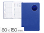 AGENDA ENCUADERNADA LIDERPAPEL KILKIS 8X15 CM 2024 SEMANA VISTA COLOR AZUL PAPEL DE 70 GR