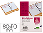BLOC BUFETE LIDERPAPEL 2024 80X110 MM PAPEL 70 GR TEXTO EN CASTELLANO
