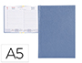 AGENDA ENCUADERNADA LIDERPAPEL CORFU 15X21 CM 2024 DIA PAGINA COLOR AZUL CLARO PAPEL 60 GR