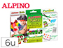 BARRA DE MAQUILLAJE ALPINO FIESTA CAJA DE 6 UNIDADES COLORES SURTIDOS