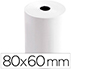 ROLLO SUMADORA TERMICO Q-CONNECT 80 MM ANCHO X 60 MM DIAMETRO SIN BISFENOL A PAPEL DE 70 G/M2