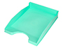 BANDEJA SOBREMESA PLASTICO Q-CONNECT VERDE MENTA OPACO 240X70X340MM