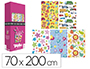 PAPEL DE REGALO BASIKA INFANTIL ROLLO ANCHO 70 CM LONGITUD 2 M MODELOS SURTIDOS GRAMAJE 50 GR