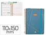 AGENDA ESCOLAR LIDERPAPEL CURSO 23-24 COLLEGE CLASSIC LINES MINI BILINGUE DIA PAGINA CARTON FORRADO ESPIRAL