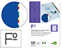 SEPARADOR LIDERPAPEL PLASTICO JUEGO DE 10 SEPARADORES FOLIO 16 TALADROS