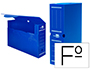 CAJA ARCHIVO DEFINITIVO PLASTICO LIDERPAPEL AZUL 360X260X100 MM