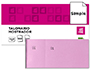 TALONARIO LIDERPAPEL MOSTRADOR 50X110 MM TL11 ROSA CON MATRIZ