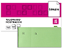 TALONARIO LIDERPAPEL MOSTRADOR 50X110 MM TL12 VERDE CON MATRIZ