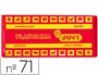 PLASTILINA JOVI 71 ROJO -UNIDAD -TAMAO MEDIANO