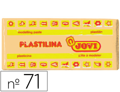 PLASTILINA JOVI 71 CARNE -UNIDAD -TAMAO MEDIANO