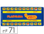 PLASTILINA JOVI 71 AZUL OSCURO -UNIDAD -TAMAO MEDIANO
