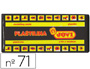 PLASTILINA JOVI 71 NEGRO -UNIDAD -TAMAO MEDIANO