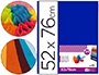 PAPEL SEDA LIDERPAPEL AZUL 52X76 CM 18 GR -PAQUETE DE 25 HOJAS