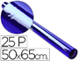 PAPEL CELOFAN ROLLO TREPADO AZUL 25 HOJAS DE 50X65 CM