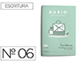 CUADERNO RUBIO CALIGRAFIA N 06