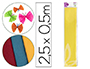 PAPEL CRESPON LIDERPAPEL 50 CM X 2.5M 34G/M2 AMARILLO