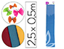 PAPEL CRESPON LIDERPAPEL 50 CM X 2.5M 34G/M2 AZUL