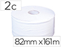 PAPEL HIGIENICO JUMBO 2/C BLANCO-MANDRIL DE 62,5 MM -PARA DISPENSADOR 325
