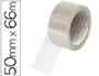 CINTA ADHESIVA Q-CONNECT POLIPROPILENO TRANSPARENTE 66 MT X 50 MM PARA EMBALAJE