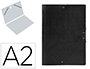 CARPETA PLANOS LIDERPAPEL A2 CARTON GOFRADO N 12 NEGRO