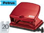 TALADRADOR PETRUS 65 COLOR BURDEOS CAPACIDAD 20 HOJAS