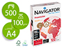 PAPEL FOTOCOPIADORA NAVIGATOR DIN A4 100 GRAMOS PAPEL MULTIUSO INK-JET Y LASERPAQUETE DE 500 HOJAS