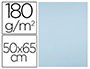 CARTULINA LIDERPAPEL 50X65 CM 180G/M2 AZUL