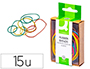 GOMILLAS ELASTICAS COLORES Q-CONNECT CAJA DE 15 GR