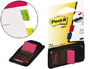BANDERITAS SEPARADORAS 680-21 ROSA BRILLO DISPENSADOR DE 50