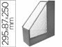 REVISTERO METALICO Q-CONNECT REJILLA GXA29 GRIS 87X295X250 MM