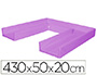 CIRCUITO MODULAR DE GATEO SUMO DIDACTIC 430X50X20 CM LILA