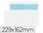 SOBRE LIDERPAPEL N.11 BLANCO DIN C5 162X229 TIRA DE SILICONA CAJA DE 500 UNIDADES