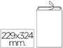 SOBRE LIDERPAPEL BOLSA N.8 BLANCO DIN 229X324 MM TIRA DE SILICONA CAJA DE 250 UNIDADES