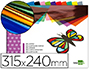 BLOC TRABAJOS MANUALES LIDERPAPEL CELOFAN 240X315MM 10 HOJAS COLORES SURTIDOS