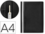 CARPETA DOSSIER FASTENER PLASTICO Q-CONNECT DIN A4 NEGRA