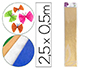 PAPEL CRESPON LIDERPAPEL 50 CM X 2.5M METALIZADO ORO